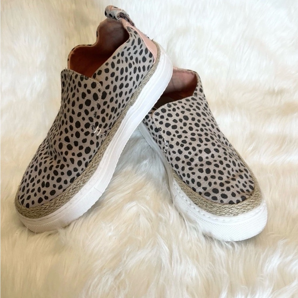 Hey Dude Peyton Slip-Ons Cheetah Beige EUC